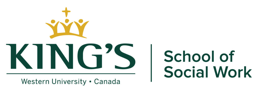 Logo for King's College School of Social Work, an Adracare client